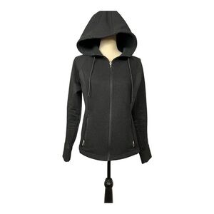 Swiss Tech Women's Black Zip-Up Hoodie Size S